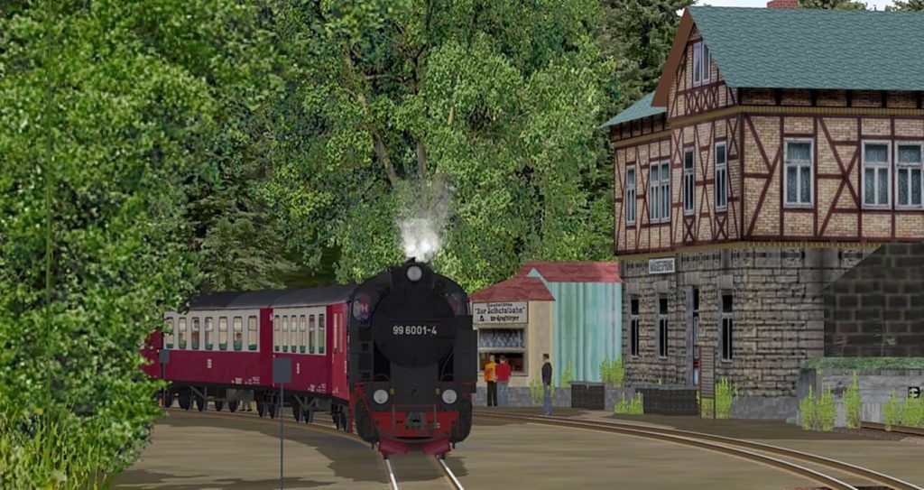 Bahnhof Mägdesprung an der Selketalbahn