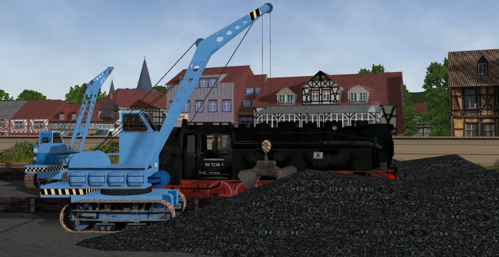 Bekohlung im Bahnbetriebswerk Wernigerode