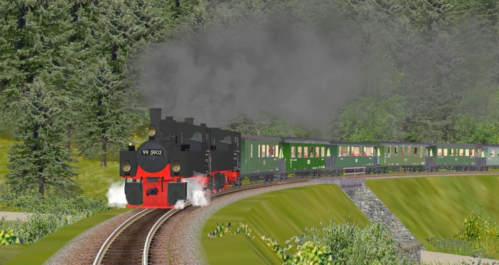 Der historische Traditionszug zum Brocken